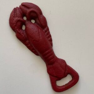 Red Lobster-Shaped Bottle Opener